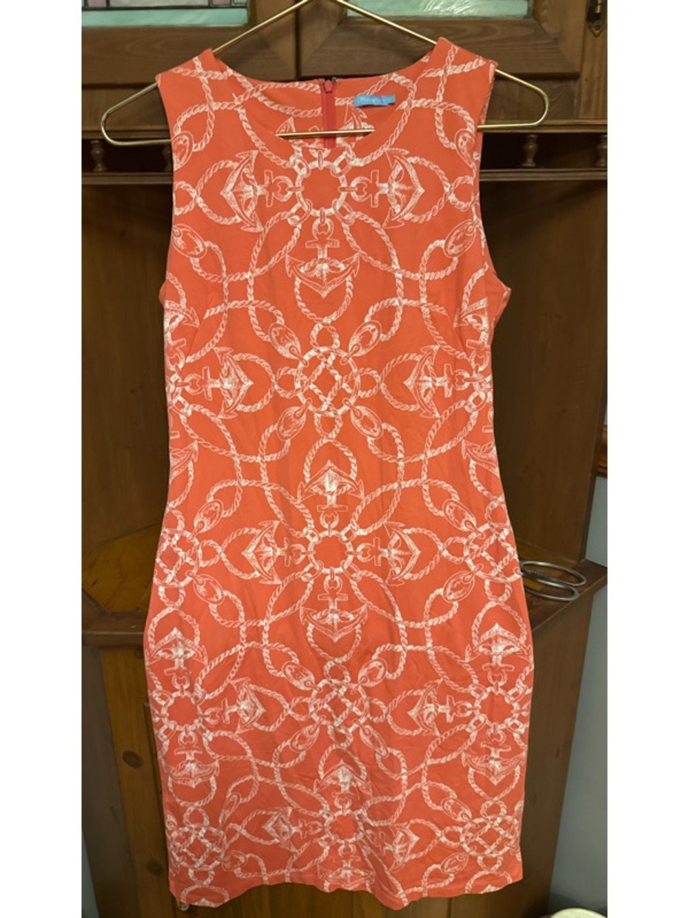 J.McLaughlin Sophia sleeveless nautical-inspired, sheath dress S - Picture 1 of 8